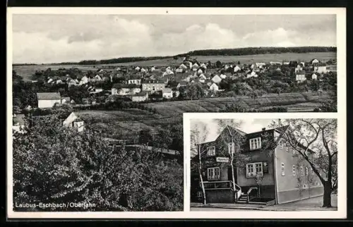 AK Laubus-Eschbach /Oberlahn, Gasthaus und Pension Jägerhof, Bes. Wilhelm Kramer