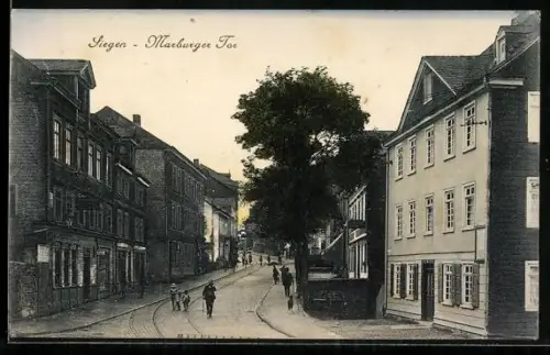 AK Siegen, Strasse am Marburger Tor