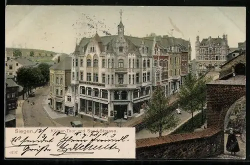 AK Siegen, Kaiser-Thor und Sandstrasse