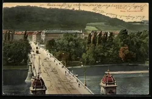 AK Prag / Praha, Novy most cis. Frantiska