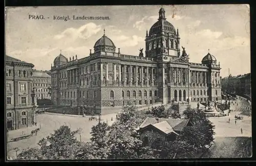 AK Prag, Königl. Landesmuseum