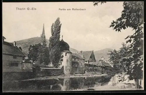 AK Thann, Partie am Rattenbach