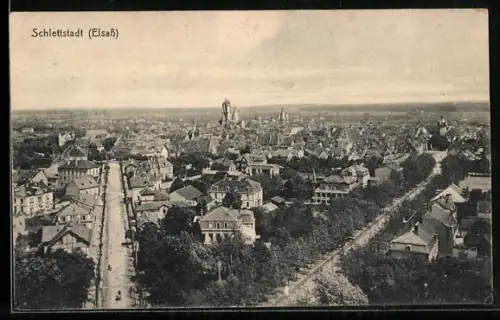 AK Schlettstadt, Panorama