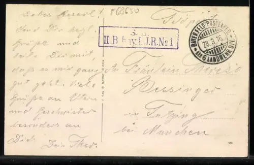 AK Schnierlach, Ortsansicht mit Kirche