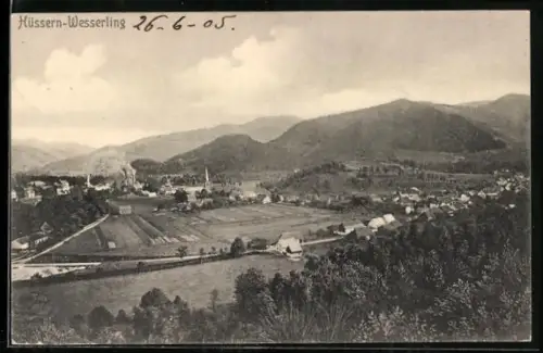 AK Hüssern-Wesserling, Ortsansicht
