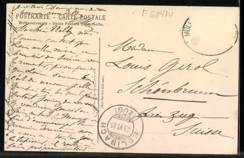 AK Hüssern-Wesserling, Ortsansicht