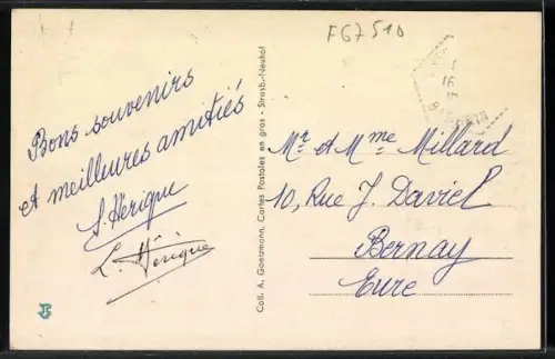 AK Obersteinach, Ortschaft aus der Ferne