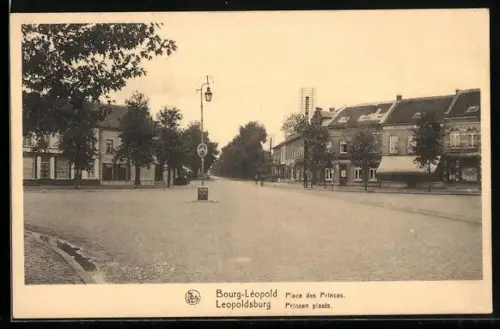 AK Bourg-Léopold / Leopoldsburg, Place des Princes, Prinsen plaats