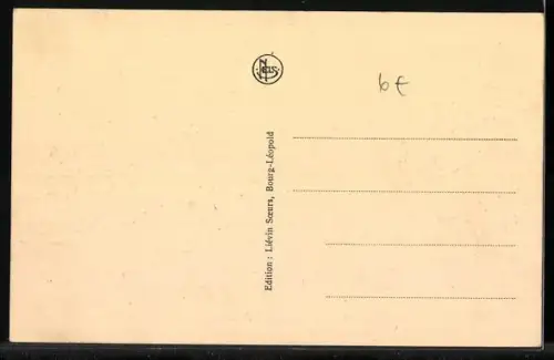 AK Bourg-Léopold / Leopoldsburg, Place des Princes, Prinsen plaats