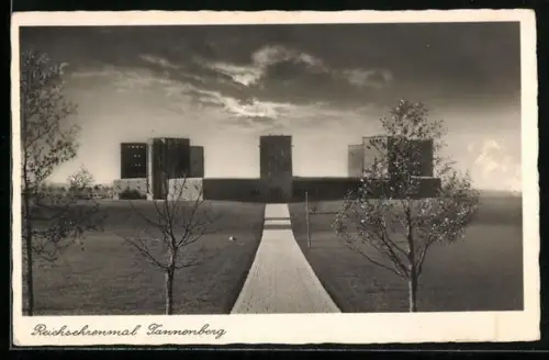 AK Hohenstein, Reichsehrenmal Tannenberg im Frühling