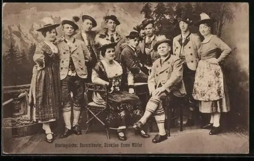 AK Trachtenkapelle Oberbayrisches Bauerntheater, Dir. Anton Müller