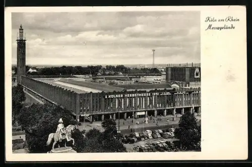 AK Köln am Rhein, Kölner Herbstmesse 1951, Messegelände