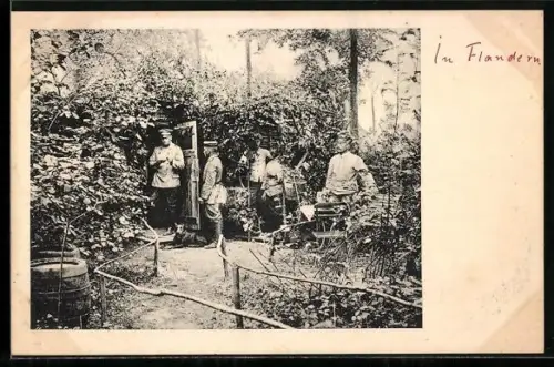 AK Ordonanz eines Regiments macht Meldung beim Chefarzt einer Sanitätskompagnie, Rotes Kreuz