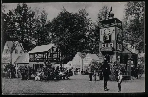 AK Berlin-Niederschönhausen, Schaefer's Märchenstadt Lilliput, Liliputaner