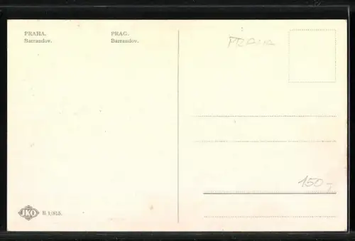 AK Prag / Praha, Barrandov, Blick hinab auf die Moldau