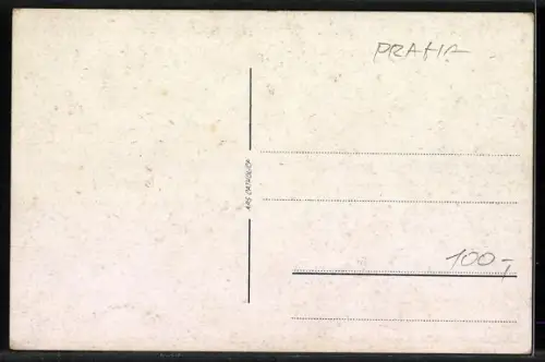 Lithographie Prag / Praha-Bilé Hory, Kostel P. Marie na Bíilé Hore, Hvezda, Obraz Bohorodicky