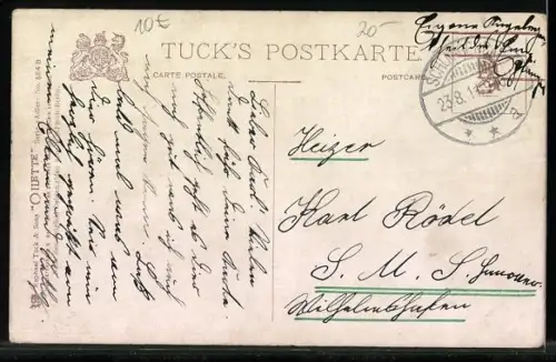 Künstler-AK Adler in der Voliere eines Zoos