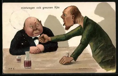 AK Mann beschimpft anderen Mann, Trinkerhumor