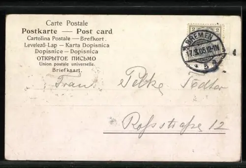 AK Männer sitzen bei Wein und Schnaps