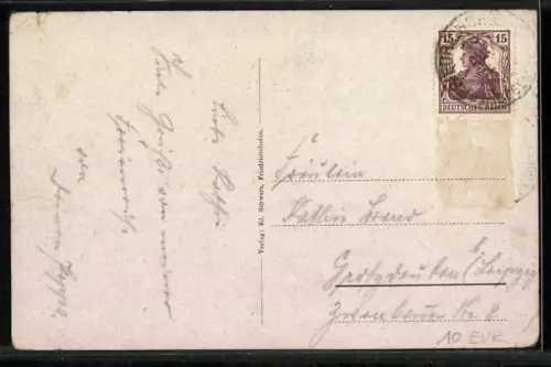 AK Friedrichshafen /Bodensee, Panorama mit Zeppelin am Horizont