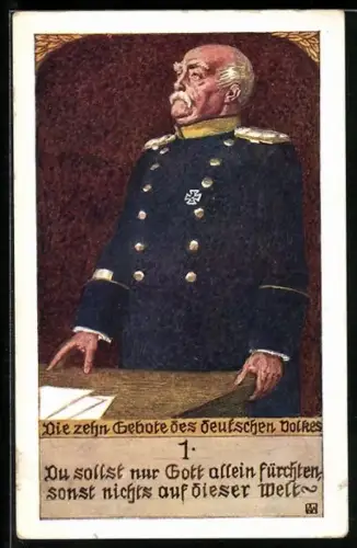 AK Bismarck, Die zehn Gebote des deutschen Volkes