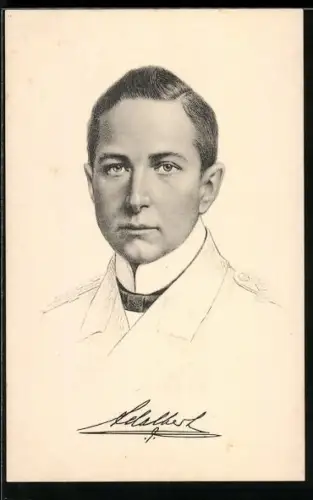 AK Portrait Prinz Adalbert von Preussen
