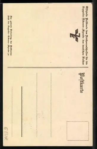 AK Portrait von Zeppelin, Zeppelin-Eckener-Spende des deutschen Volkes