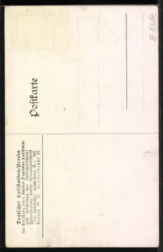 Künstler-AK Ferdinand Graf von Zeppelin im Portrait