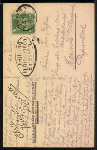 AK Schauspielerin Elsa Krüger in schwarzem Kleid, Elsa Krüger Zigarette