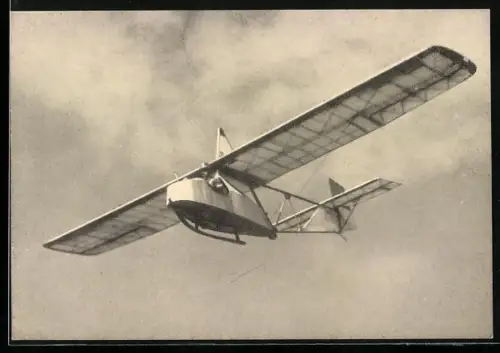 AK Segelflugzeug vom Boden aus betrachtet