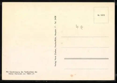 AK Köln, Karneval, Festzug