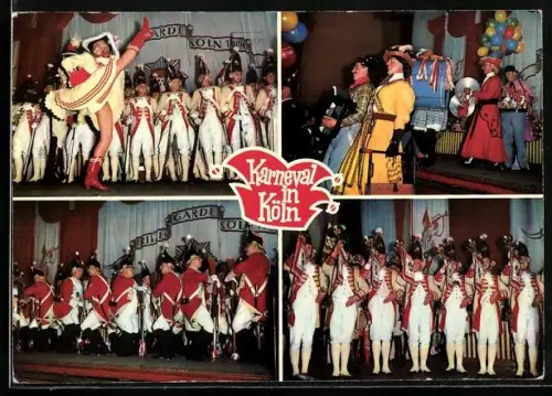 AK Köln, Karneval, Prinzengarde, Funkenmariechen