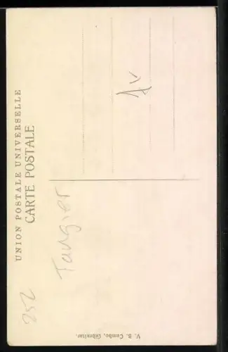 AK Tangier, The Light-House from a garden, Leuchtturm