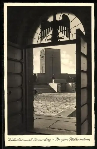 AK Tannenberg, Reichsehrenmal - Tor zum Feldherrnturm