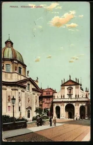 AK Prag / Praha, Krizovnicke namesti