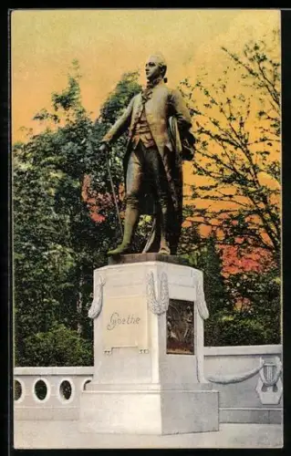 AK Strassburg, Jung Goethe-Denkmal