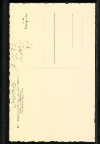 AK Nesselwängle, Haller am Haldensee, Ortsansicht vom Berg aus