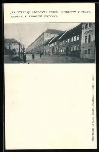 AK Prag / Praha, Jak Vypadaji Budovy Ceske University