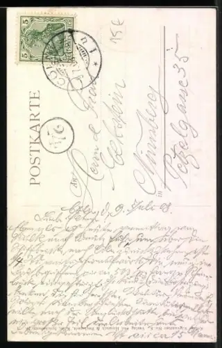 AK Bonn, Kölner Bierhaus Zum Storch, Der Zappjung