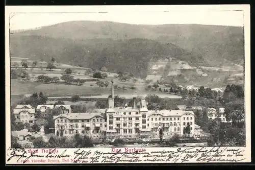 AK Bad Nassau, Kurhaus aus erhöhter Perspektive mit Umgebung