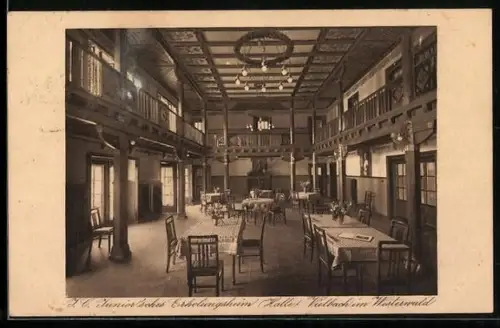 AK Vielbach / Westerwald, J. C. Junior'sches Erholungsheim, Halle