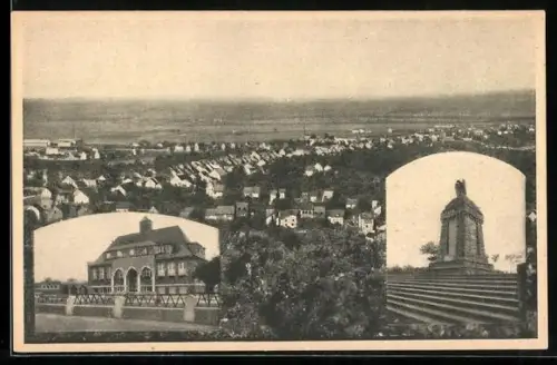 AK Metternich b. Koblenz, Ortspanorama