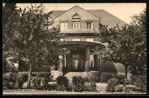 AK Bärenklau /Lausitz, Blick auf die Schule