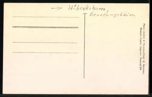 AK Stübeckshorn, Teilansicht mit Genesungsheim