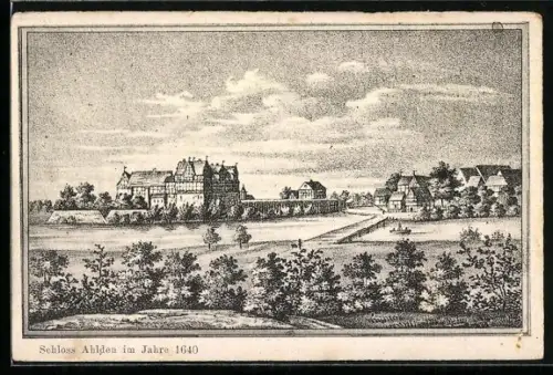 AK Ahlden, Schloss Ahlden im Jahre 1640