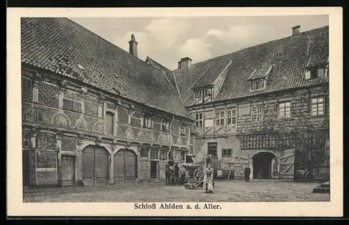AK Ahlden a. d. Aller, Hof im Schloss Ahlden