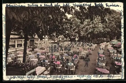 AK Berlin-Zehlendorf, Kaffee-Restaurant Krumme Lanke, Inh. Willi Brumm