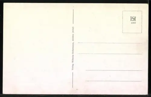 AK Ahlden /Aller, Fliegeraufnahme des Ortes mit Flusspartie und Brücke