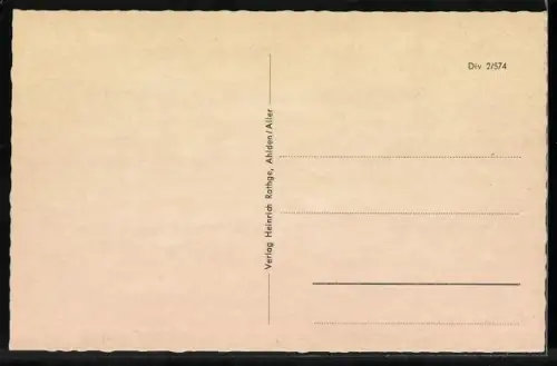 AK Ahlden /Aller, CVJM-Jugendheim, Interieur und Exterieur