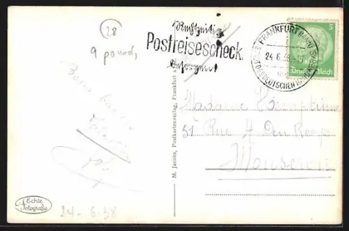 AK Frankfurt a. M., Gasthaus Altdeutsche Bierstube, Saalgasse, Alter Markt, Äppelwoikrug